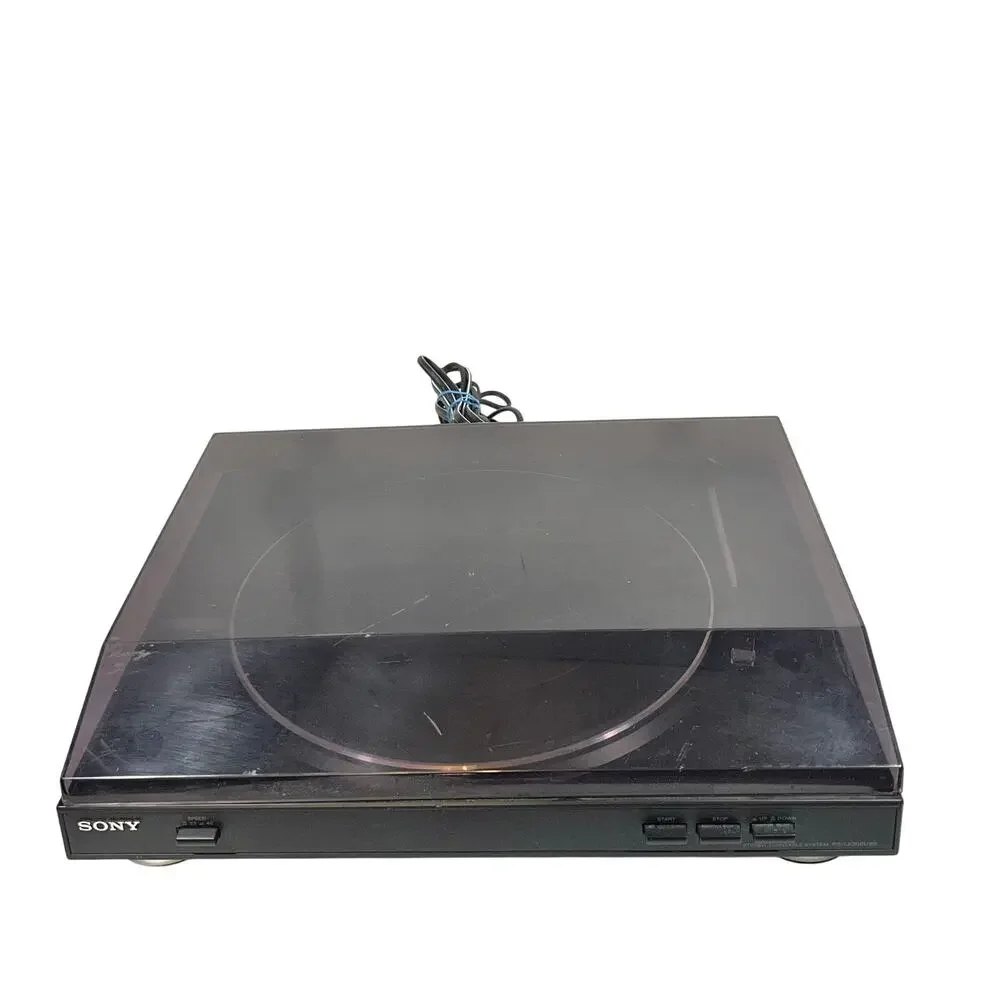 Sony Stereo Turntable System Record Player PS-LX300USB Tested Working